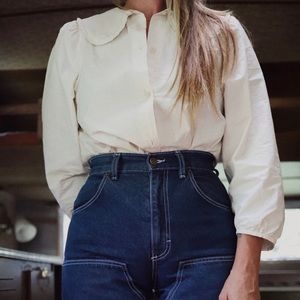 NWT Rudy Jude Pony Blouse - M - Natural